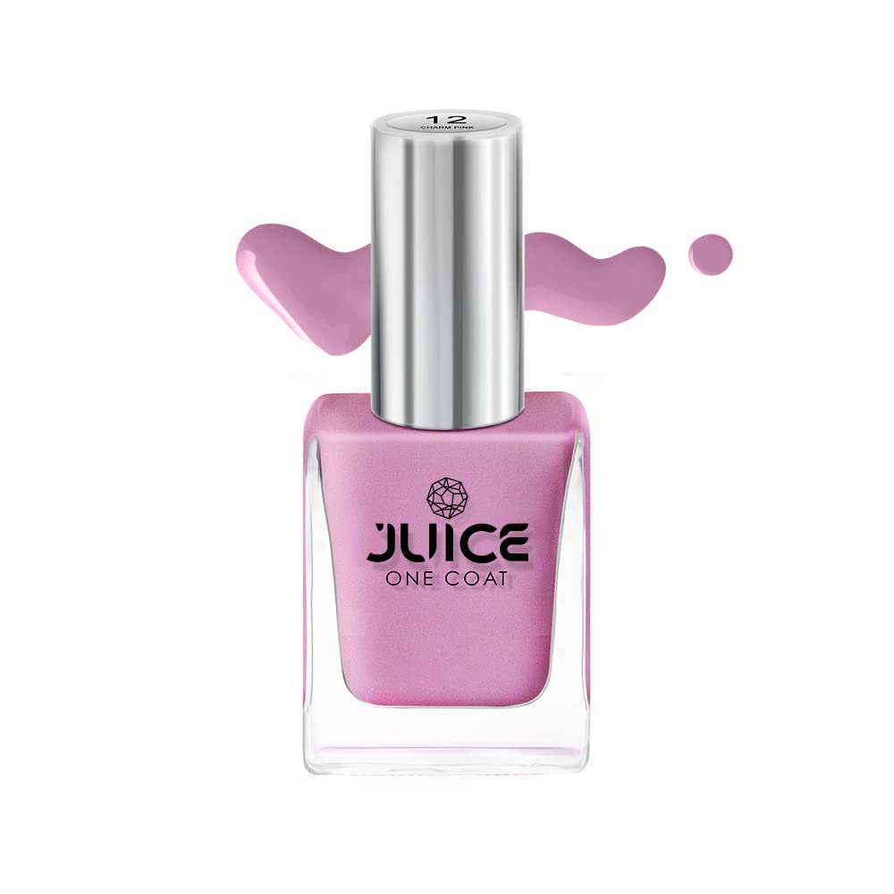 JUICE 5-in-1 Quick Dry Long Lasting Nail Polish Set - Chip Resistant Gel Finish with High Gloss (16 Colors + 1 Remover) - F&D Approved Pigments for Manicure, Pedicure & Nail Art