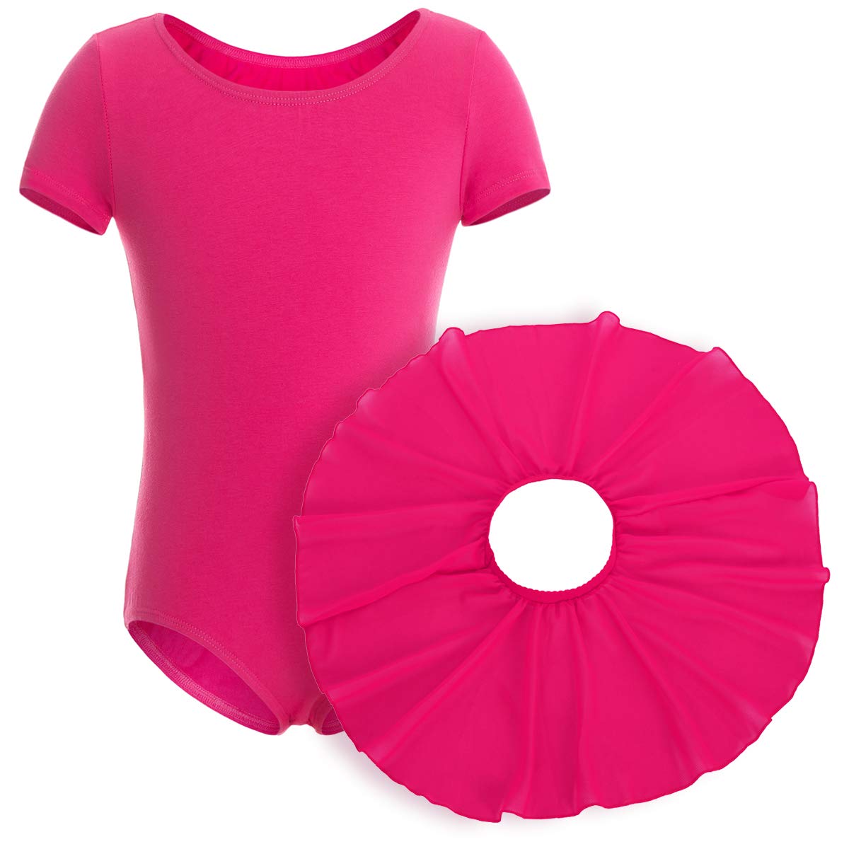 Magic Town Dance Leotards for Girls - Toddler Ballet Leotard with Comfortable Stretch Fabric - Perfect for Ballet Class, Dance Recitals & Gymnastics Practice