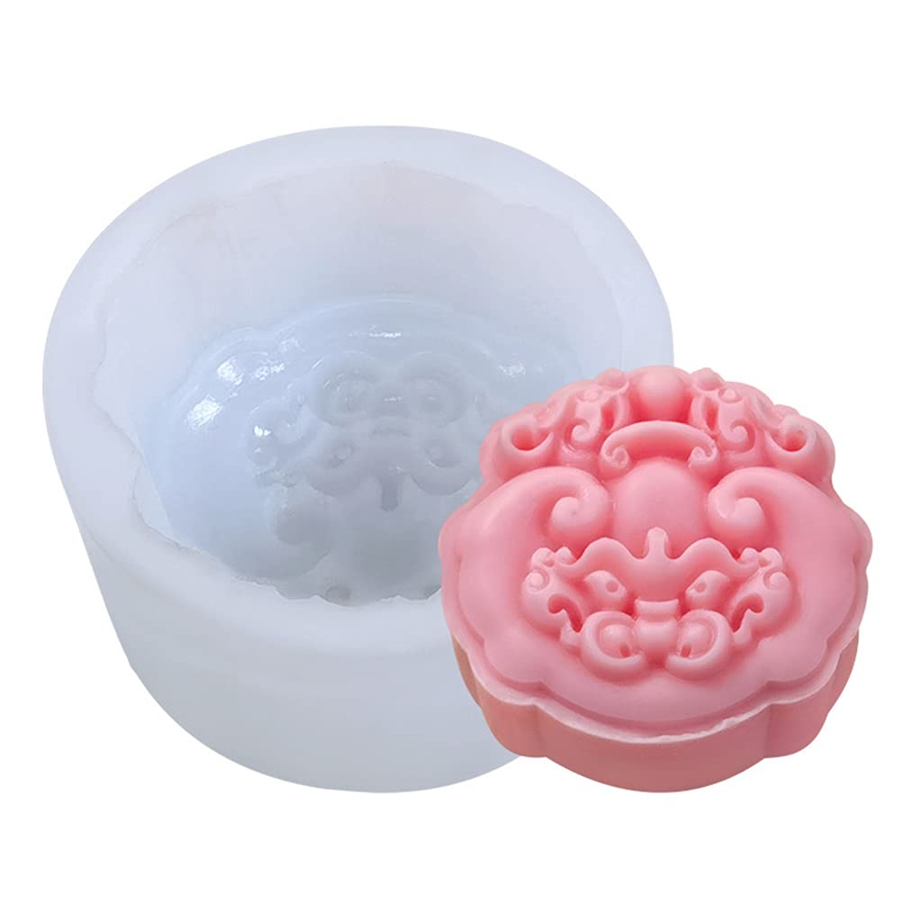 Yeahii Mooncake Mold - 4-Piece Chocolate Muffin Cups & Baking Pans Set, Food-Grade Silicone for Moon Cakes, Cupcakes, Soap Making | Perfect for Mid-Autumn Festival Baking, Kids DIY Crafts, and Homemade Desserts