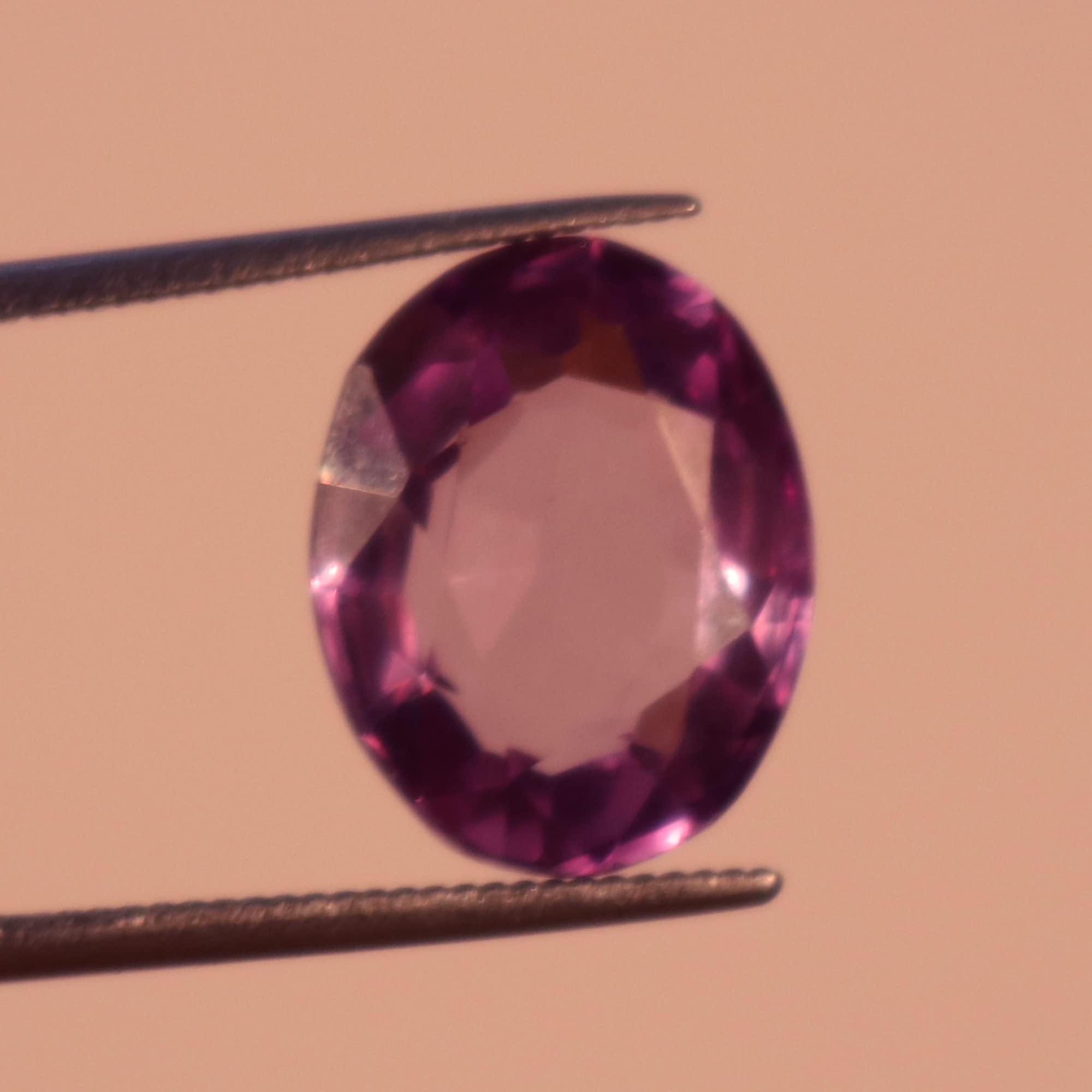 GEMHUB Oval Cut Alexandrite Ring – Size Small, Color Changing Brazilian Alexandrite Gemstone (VV-278) | Perfect for Engagement, Anniversary & Special Occasion Gifts