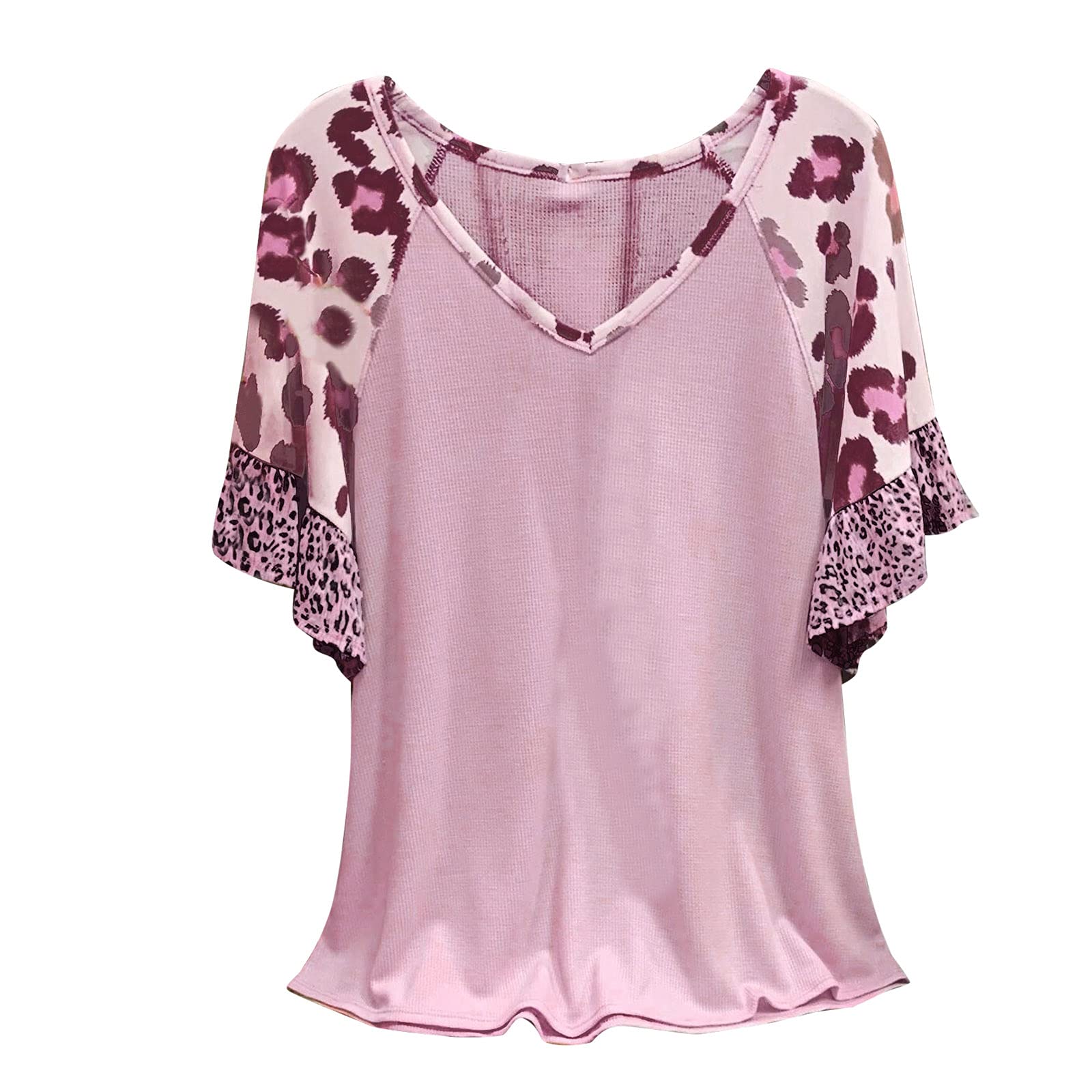 Women's Floral Printed Crew Neck Casual Basic Tee Shirt - Soft Cotton Tank Tops for Women | Perfect for Everyday Wear, Summer Outfits & Going Out