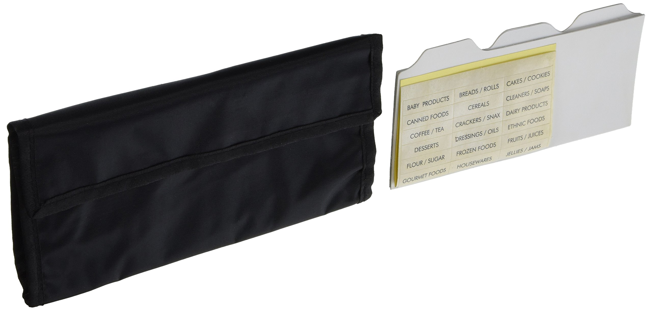 HannahDirect Premium Coupon Organizer Wallet - Black | Durable & Compact Coupon Holder for Grocery Shopping, Retail Stores & Savings Organization