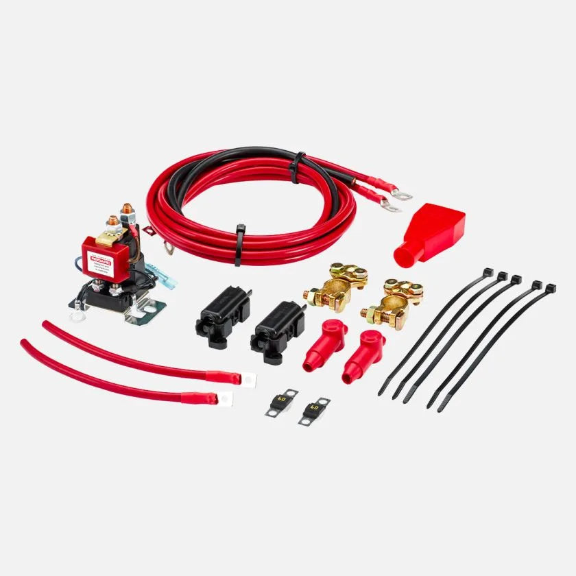 REDARC Smart Start Battery Isolator Wiring Kit 12V - Dual Battery System for Off-Road Vehicles & Marine Applications - Perfect for 4WD, RV, Boat, and Truck Accessories