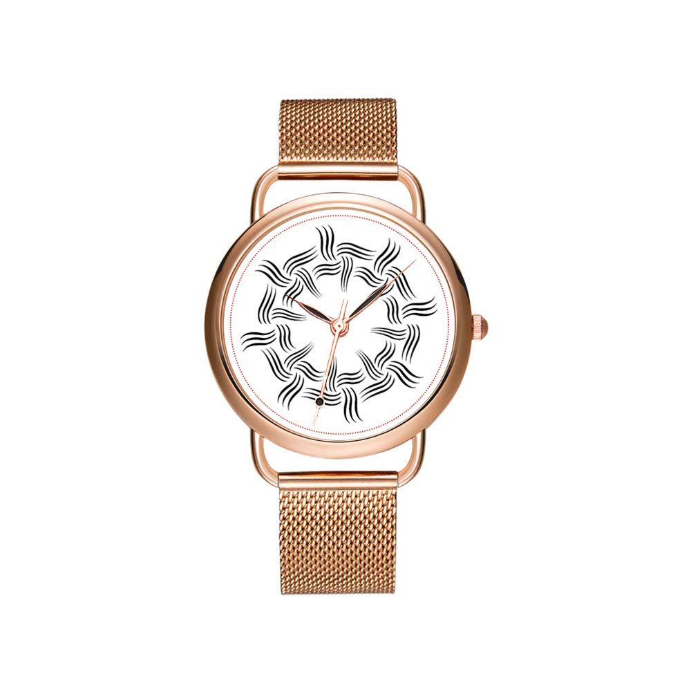 Luxury Women's Watch - Ultra-Thin Mesh Band, Waterproof Quartz for Christmas Gifts | Piano Key Design for Music Lovers