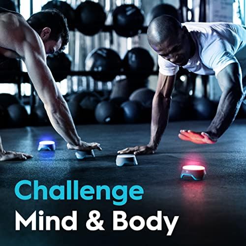 BlazePod Reaction Training System - 4 LED Light Pods for Speed, Agility & Reflex Training | Ideal for Athletes, Coaches, Therapists & Fitness Professionals | Perfect for Sports Drills, PT Sessions & Home Workouts