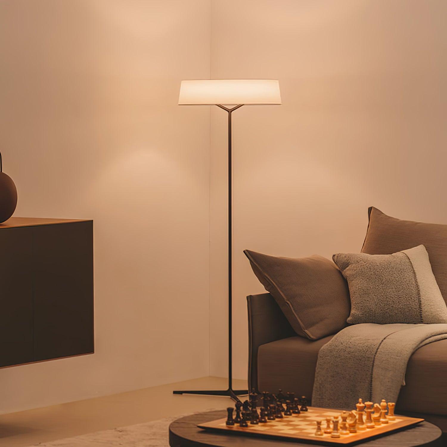 Modern DAMA Floor Lamp - Adjustable LED Standing Light for Living Room, Bedroom & Office - Warm White & Cool White Light Modes - Perfect for Reading, Relaxing & Decorating