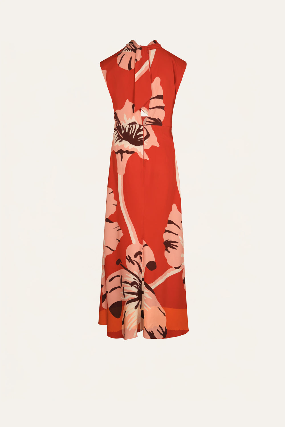 Floral Print Midi Dress with Ruffles - Perfect for Summer Parties, Weddings & Beach Vacations