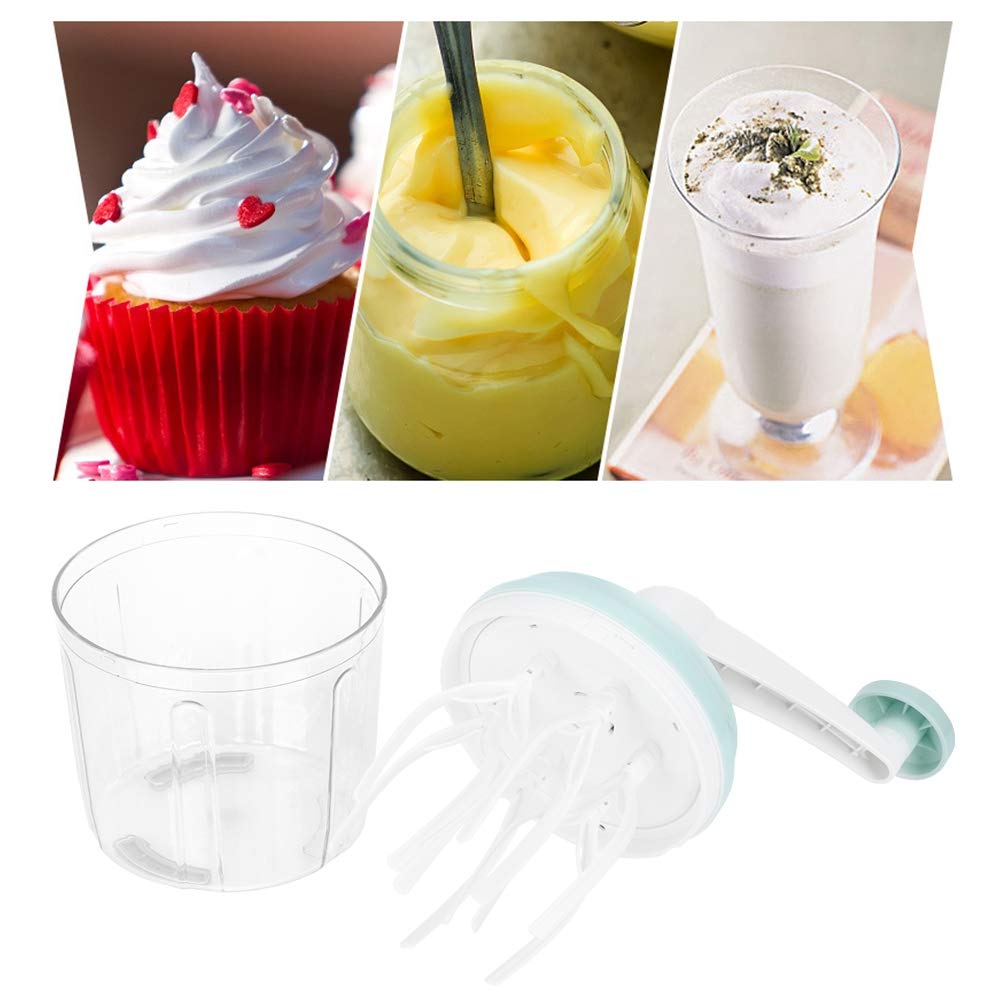 Non-Slip Manual Egg Beater - Handheld Egg Blender with Ergonomic Design for Effortless Mixing | Perfect for Baking, Cooking & Whipping Cream in Home Kitchens