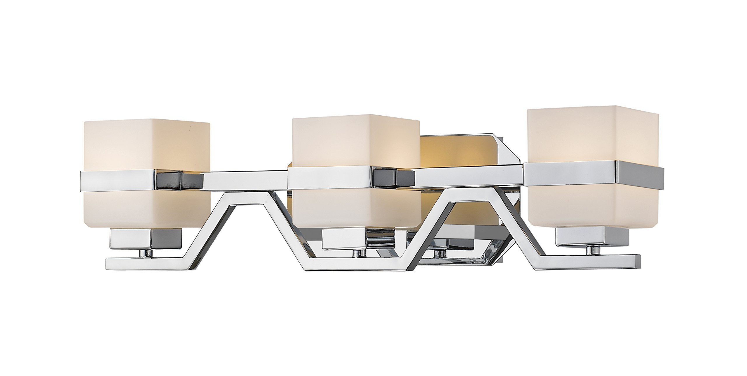 3-Light Bathroom Vanity Light Fixture - Modern LED Wall Sconce for Makeup Mirror Lighting, Perfect for Bathroom, Dressing Room & Bedroom Decor