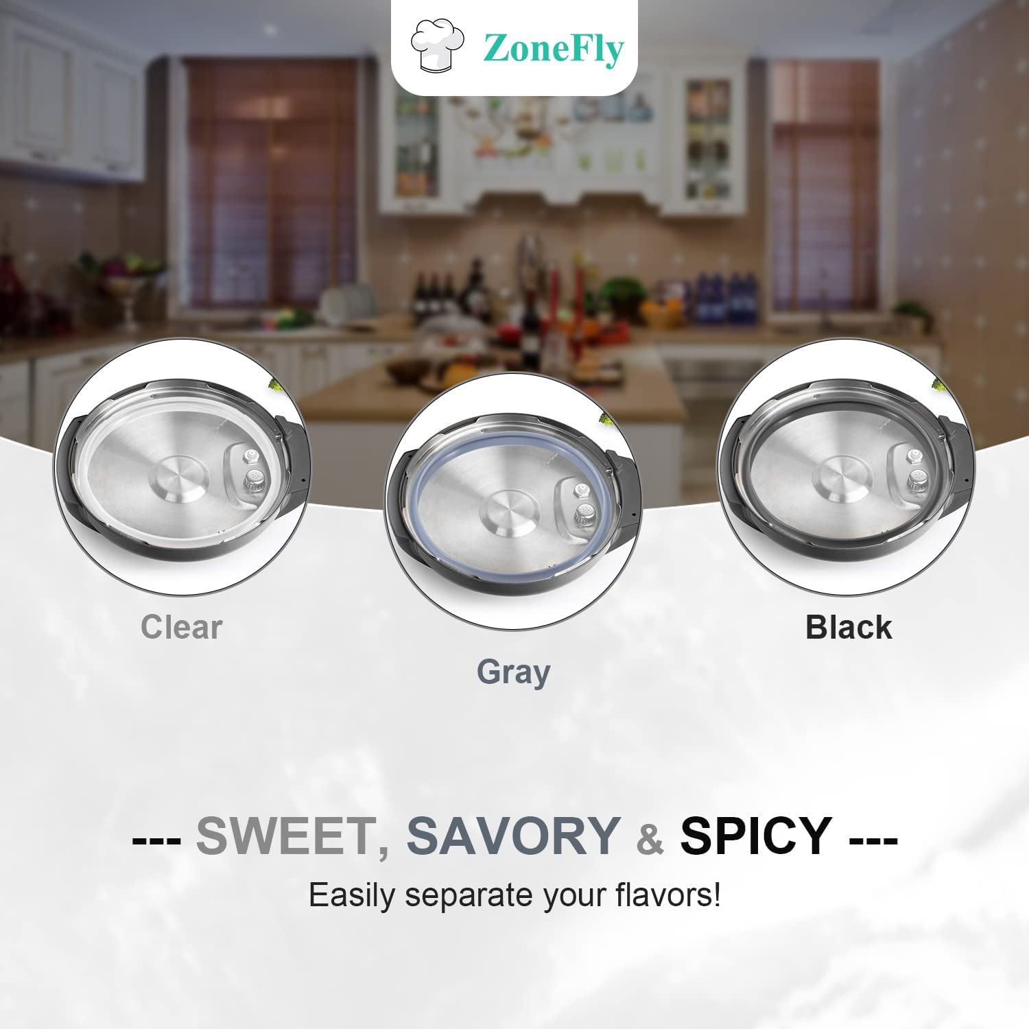 Original Silicone Sealing Ring Replacement for Ninja Foodi 6.5 & 8 Quart Pressure Cooker - 2 Pack Gasket Set - Perfect for Air Frying, Pressure Cooking & Steam Cooking in Ninja Foodi Multi-Cooker