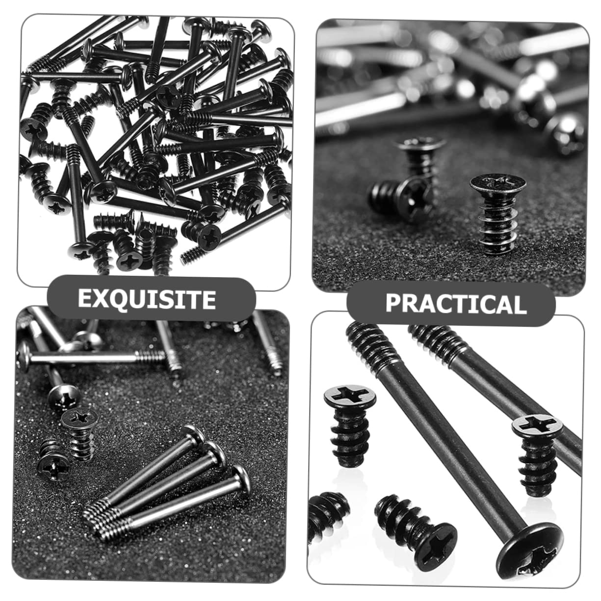 BESTonZON 60pcs Computer Case Fan Screw Kit - Premium Rack Cabinet Cooling Fan Screws for PC Builds & Gaming Rigs | Perfect for DIY Computer Assembly & Case Fan Installation