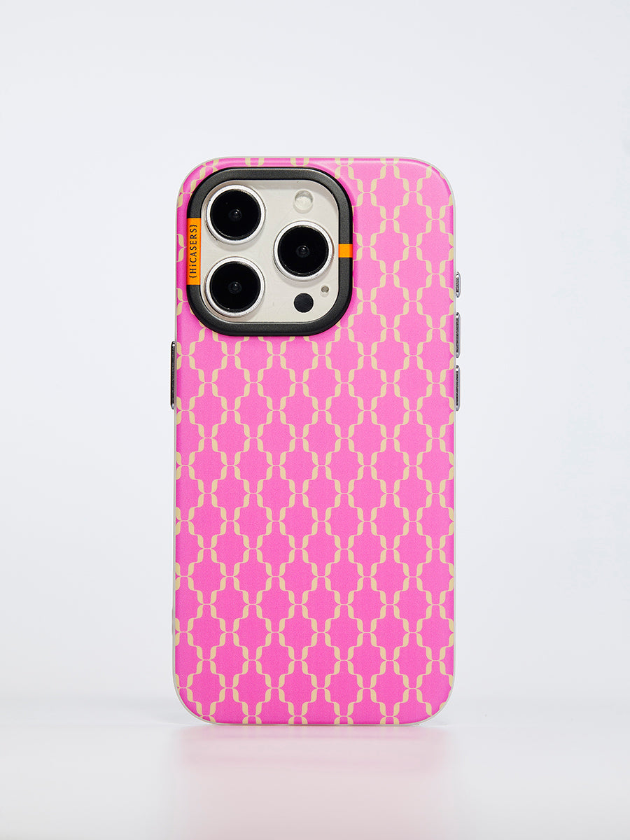 Custom Pink Phone Case with Logo - Personalized Protection for iPhone & Samsung - Perfect for Gifts, Branding & Everyday Use