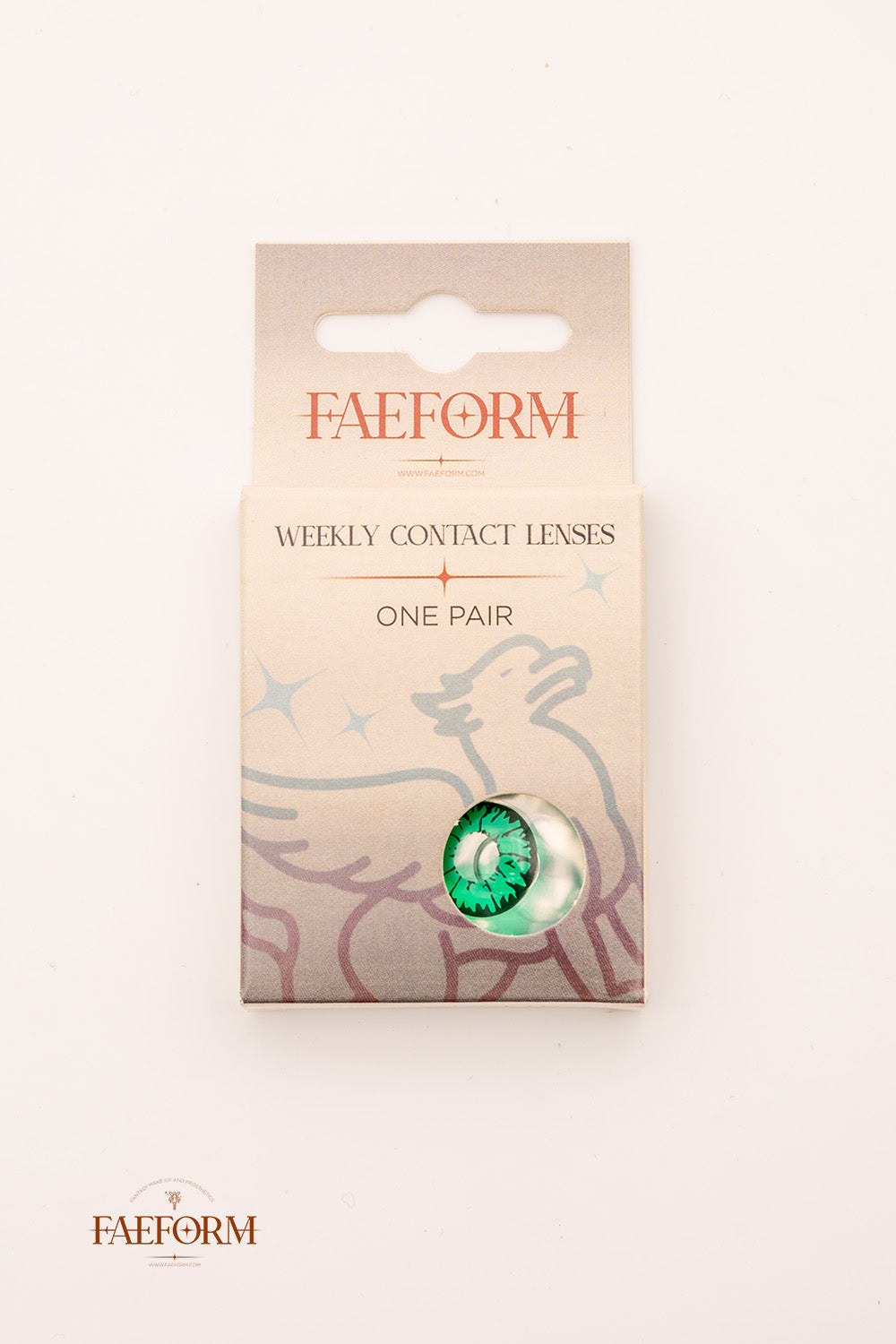 Emerald Green Weekly Contact Lenses - Soft Disposable Colored Contacts for Natural Eye Color Enhancement - Perfect for Cosplay, Halloween & Special Events