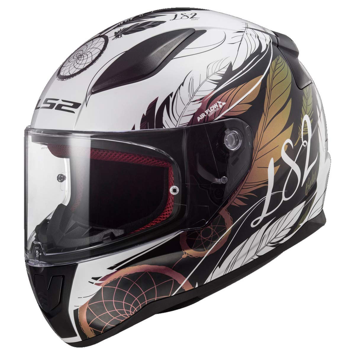LS2 Full Face Motorcycle Helmet - DOT Certified Rapid Street Bike Helmet for Men & Women - Lightweight & Comfortable for Urban Commuting & Long Rides