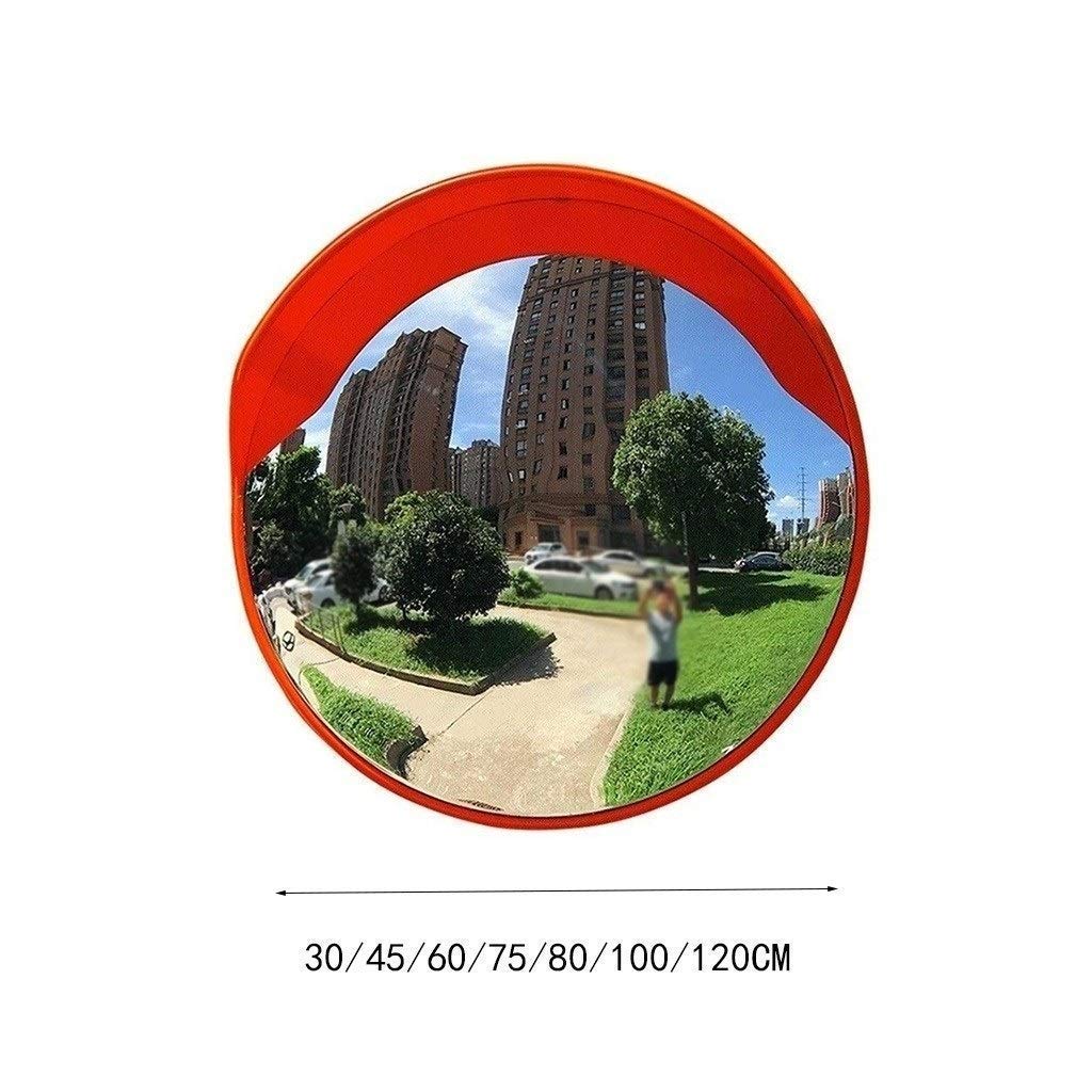 Panshan 30CM Convex Traffic Safety Mirror - Weatherproof, Wide Angle View, Easy Installation for Parking Lots, Driveways & Road Safety