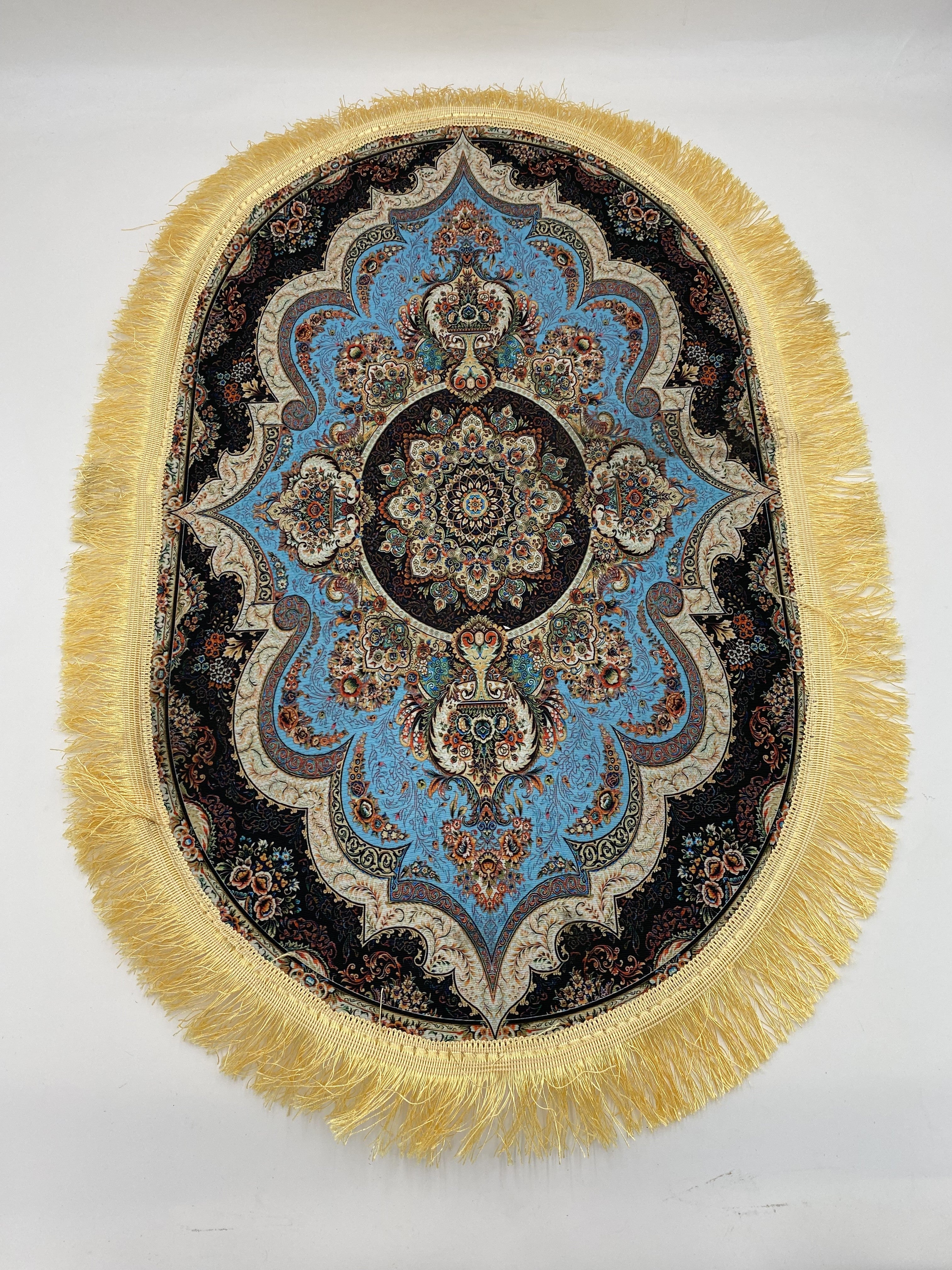 31x20 Inch Soft Plush Oval Area Rug - Non-Slip Comfortable Floor Carpet for Living Room, Bedroom, Nursery - Home Decor & Cozy Accent Piece