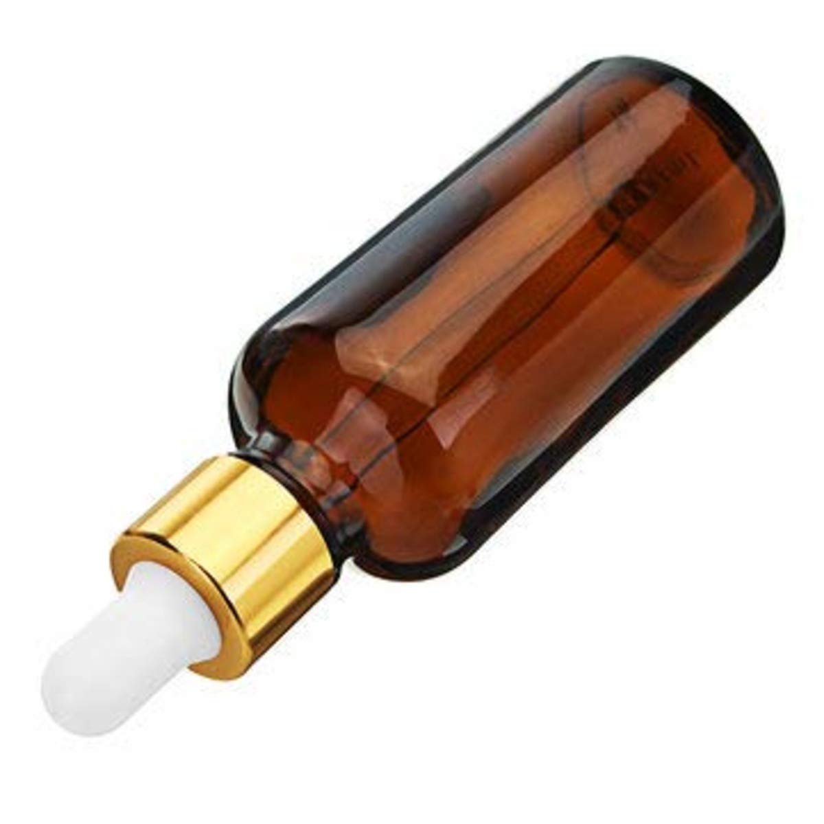 DINEMART 100ml Amber Glass Bottles with Glass Dropper - Refillable Empty Round Bottles for Essential Oils, DIY Perfume, Face Serum & Beauty Products - 2 Pack Brown Glass Bottles for Home Spa, Aromatherapy & Travel Skincare