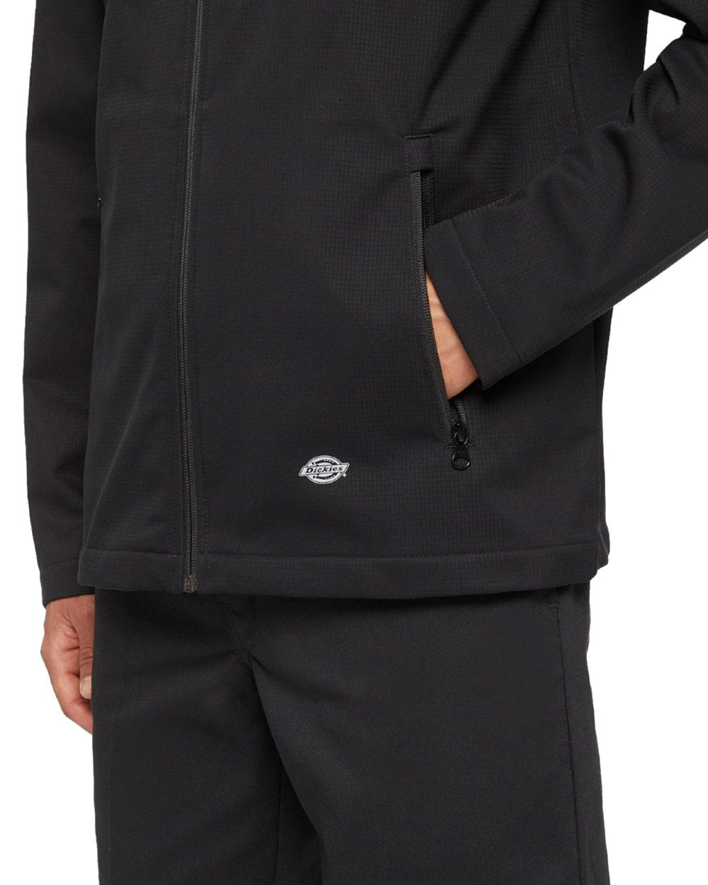 Dickies Men's Everyday Softshell Jacket - Water-Resistant Windbreaker for Work & Outdoor Activities | Perfect for Hiking, Commuting & Casual Wear