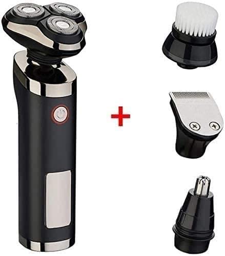 Best Rechargeable 3D Electric Shaver for Men - Wet/Dry Shaving with Nose Hair Trimmer | Fast Charging & Travel-Friendly | Perfect for Home, Office & Travel Grooming