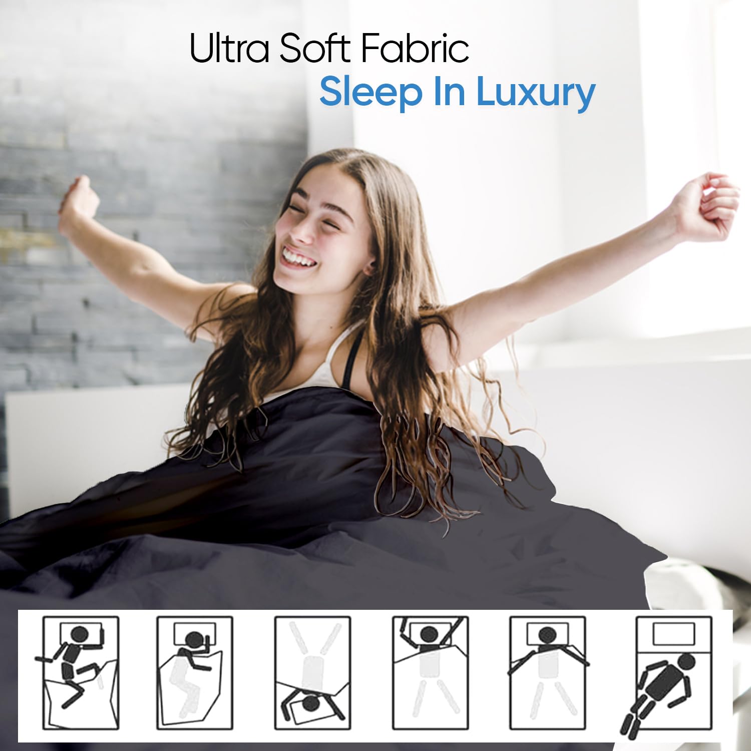 Luxury 100% Egyptian Cotton King Size Fitted Sheet - 1000 Thread Count, Deep Pocket (Up to 17