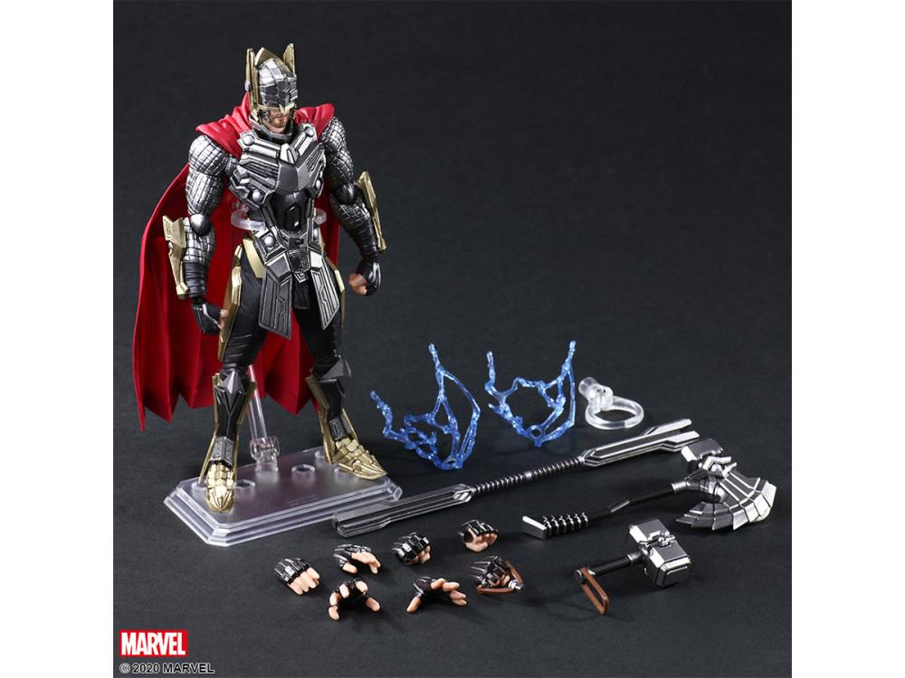 Bring Arts Marvel Universe Variant Thor Action Figure by Square Enix - Collectible Toy for Display & Marvel Fans