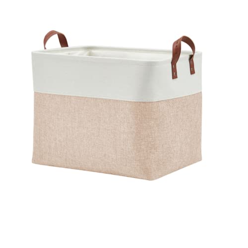 Beige and White