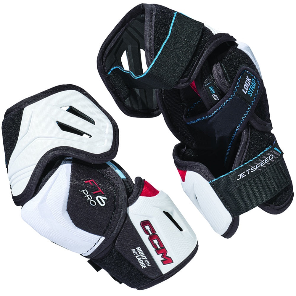 CCM Jetspeed FT6 Pro Junior Ice Hockey Elbow Pads - Youth Protective Gear for Hockey Players - Perfect for Training & Games