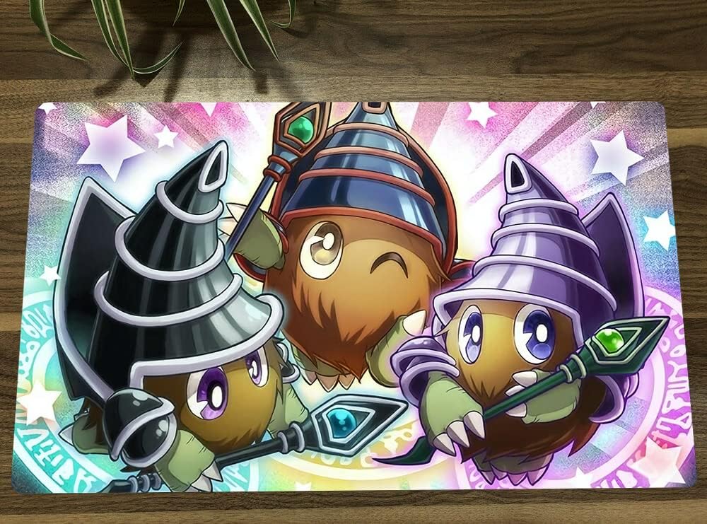 Kuriboh TCG CCG Playmat - Durable Mouse Pad for Trading Card Games, Board Games, and Tabletop RPGs - Includes Free Storage Bag for Home, Office, and Gaming Events