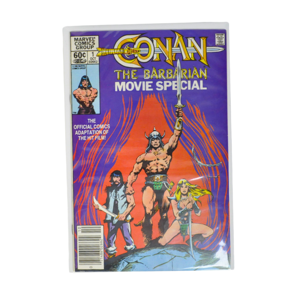 Conan The Barbarian Movie Special #1 (1982) - Marvel Comics | Vintage Collectible Comic Book | Perfect for Fans & Collectors | Great for Display, Gifts, and Comic Book Collections
