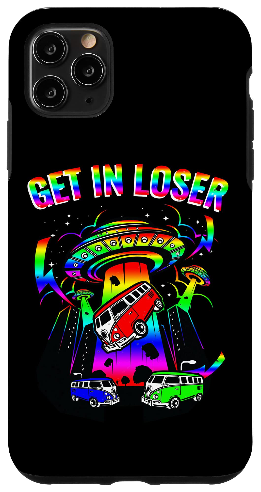 iPhone 11 Pro Max Case - LGBTQ Pride Rainbow Design - Shockproof Protective Cover for Gayliens Fans - Perfect for Pride Month, Parades & Daily Use