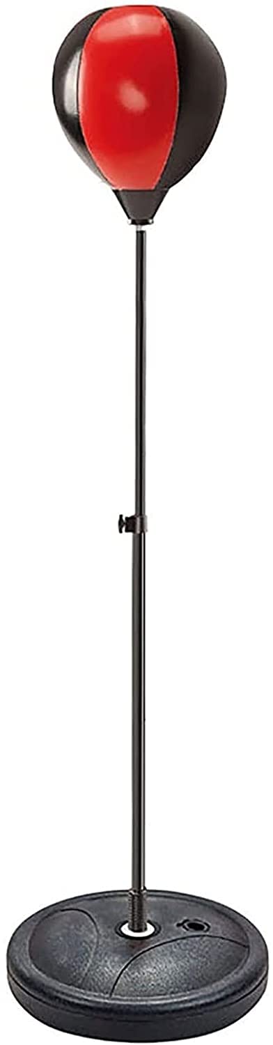 Adjustable Height Freestanding Punching Bag for Kids, Teens & Adults - Boxing Speed Ball for Home Workouts, Fitness Training & Martial Arts Practice