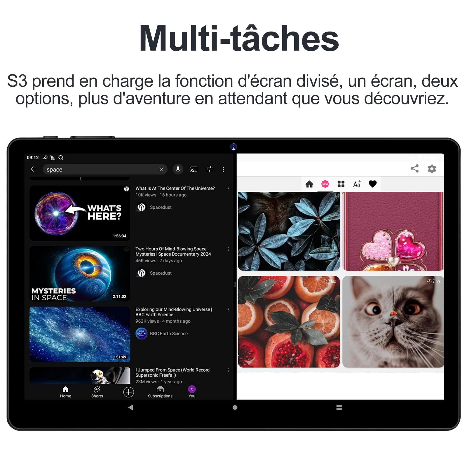 2024 New 10 Inch Android 14 Tablet with 20GB RAM 128GB Storage - 5G WiFi 6, Octa-Core Processor, GMS Certified, Widevine L1, Bluetooth 5.0 - Includes Keyboard, Mouse & Protective Case (Grey) - Perfect for Work, Study & Entertainment