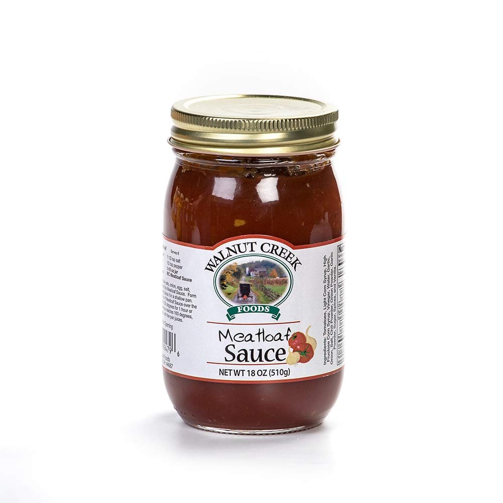 Authentic Amish Country Meatloaf Sauce - Walnut Creek Foods, 2 Jars (12oz Each) - Perfect for Homemade Meatloaf, Sandwiches & BBQ Glazes