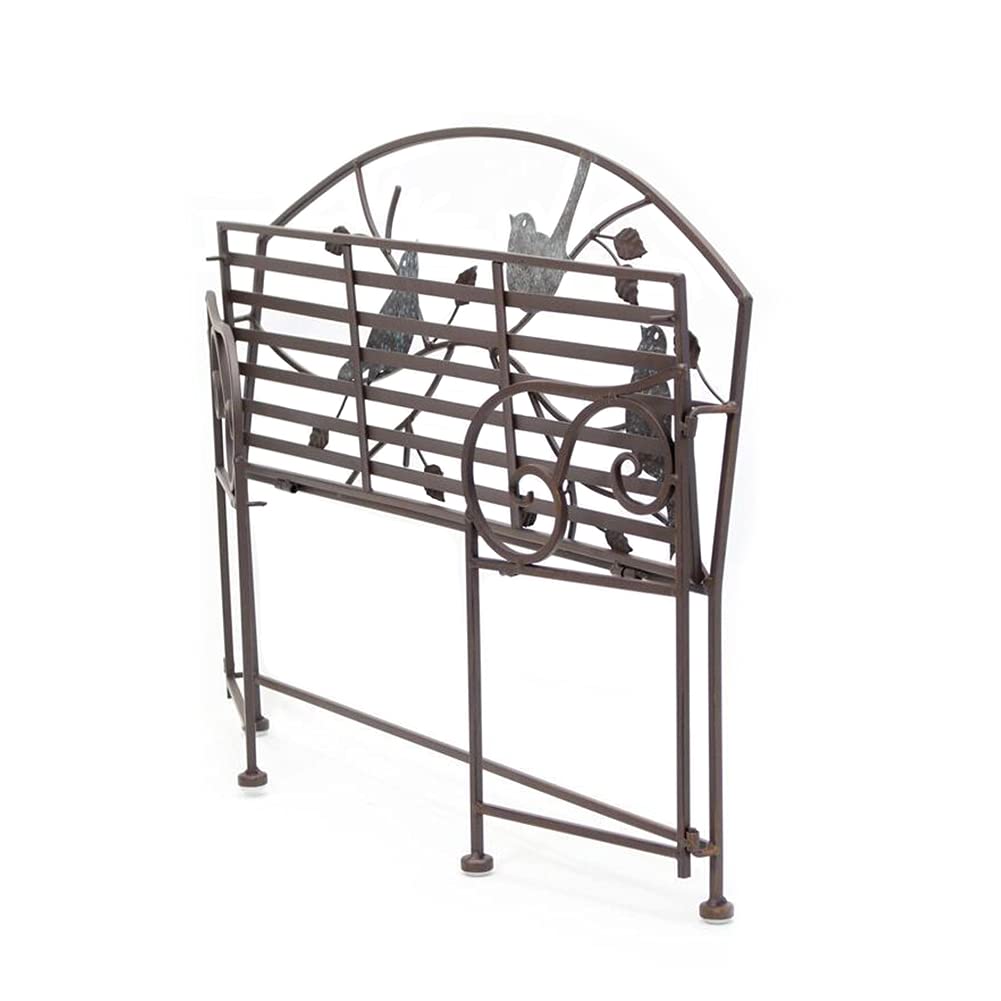 WAYUTO Modern Metal Outdoor Bench with Backrest & Armrests - Patio, Garden, Park, Yard Furniture - Durable & Stylish for Lawn, Balcony, Backyard, Porch - Perfect for Relaxing, Entertaining & Outdoor Decor