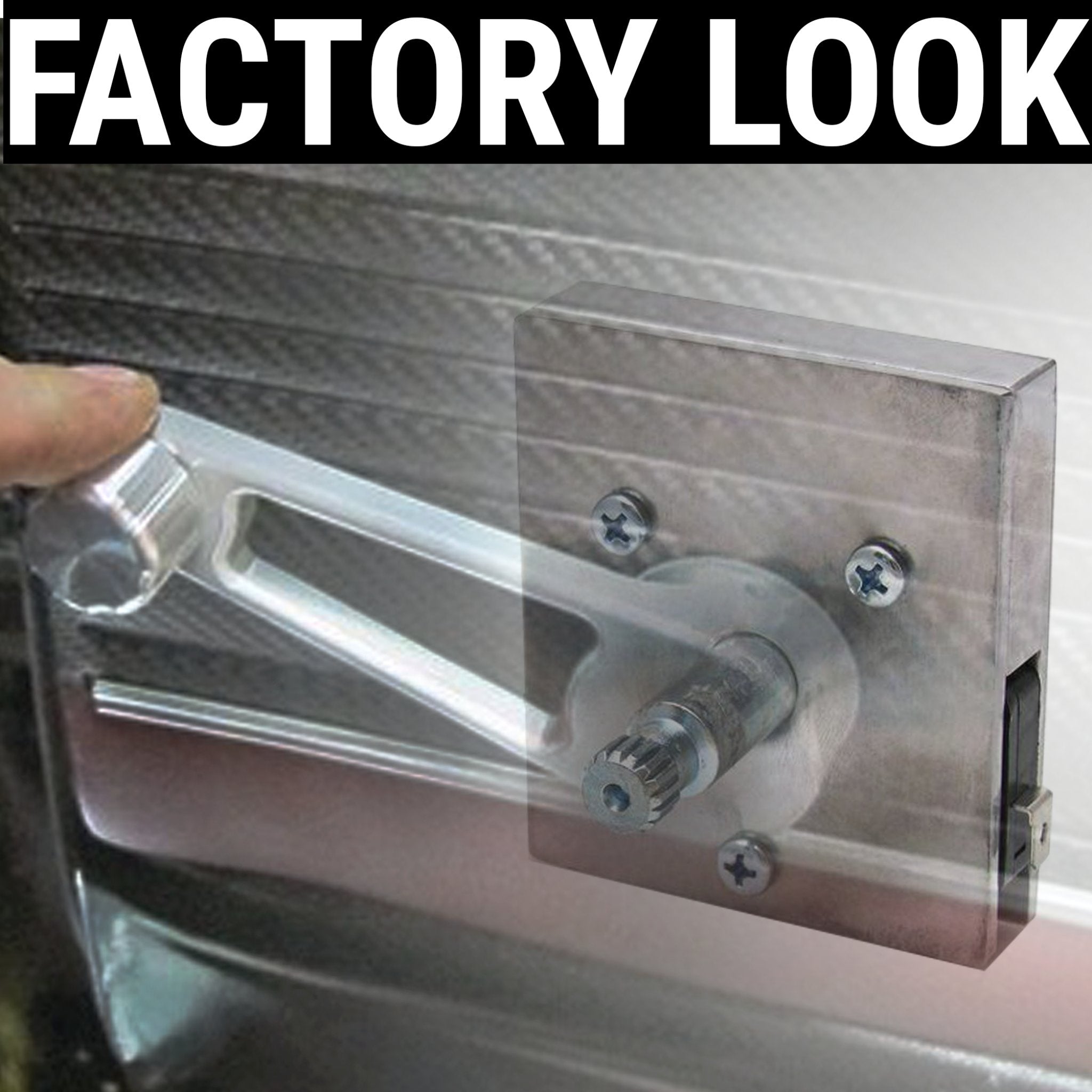 1905-1906 Ford Model F 12V Power Window Conversion Kit - Billet Aluminum Crank Switch & Cross Lever Handles - Easy DIY Installation for Classic Car Restoration & Upgrades