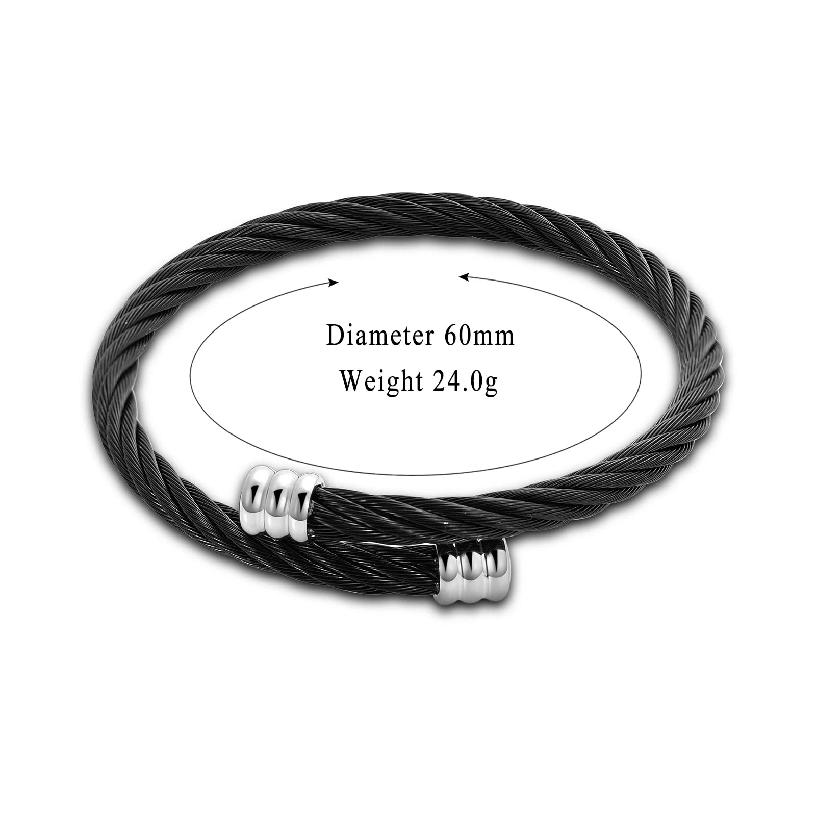 Stainless Steel Cremation Urn Bracelet for Ashes - Two Tone Memorial Jewelry Bangle for Women - Keepsake for Loved Ones - Perfect for Remembrance & Special Occasions