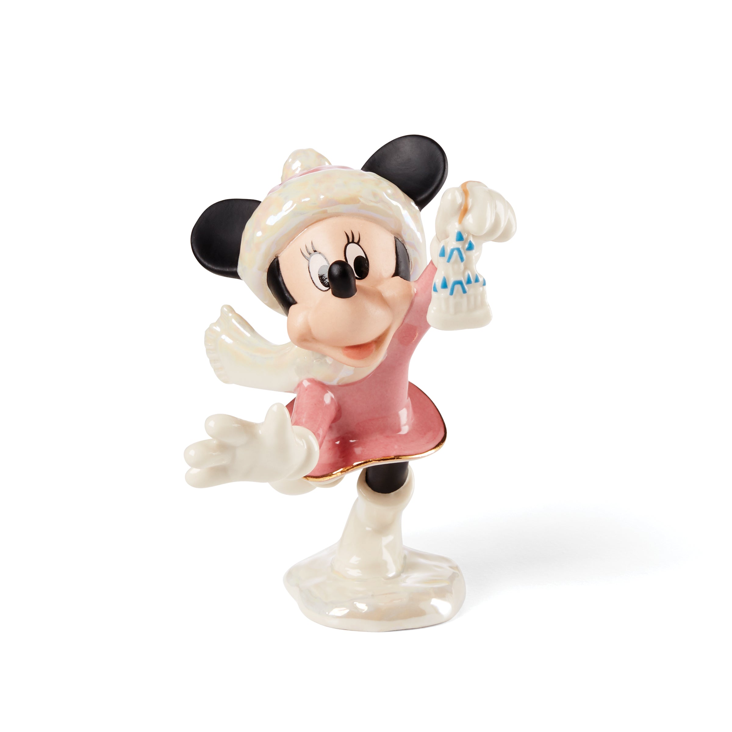 Disney Winter Fun 5-Piece Figurine Set - Snowman, Mickey & Friends Collectible Figures - Perfect for Holiday Decorations, Gift Giving & Disney Fan Displays