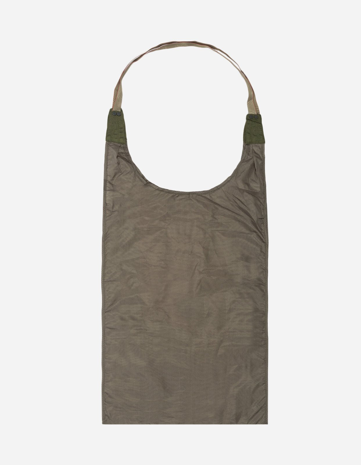 9109 Foldable Reusable Shopping Tote Bag - Olive Green Eco-Friendly Grocery Bag for Supermarket, Beach, Picnic & Travel
