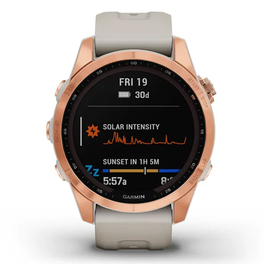 Fenix 7 Solar Smartwatch - Premium Multisport GPS Watch with Solar Charging, Heart Rate Monitor & Long Battery Life | Perfect for Hiking, Running, Cycling & Outdoor Adventures