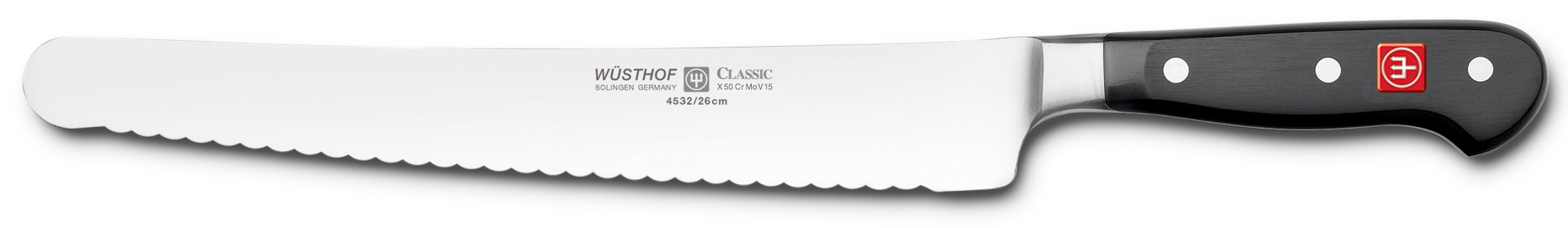 WÜSTHOF Classic 10-Inch Super Slicer Roast Knife - German Made High-Carbon Stainless Steel Kitchen Knife for Roast Beef, Turkey & Ham - Precision Forged Chef's Knife for Professional & Home Cooking
