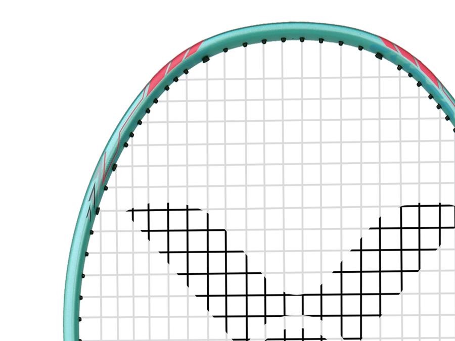 Victor Thruster K 7U Unstrung Badminton Racket - Lightweight Carbon Fiber Badminton Racquet for Professional Players [Aquamarine] TK 7U - Perfect for Tournaments & Training Sessions