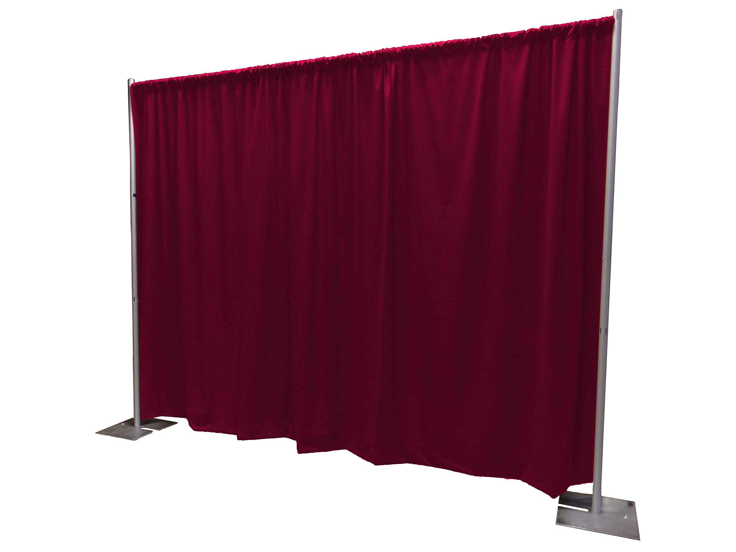Premier Portable Backdrop Kit - Burgundy Photography Background for Studio, Events & Content Creation | Lightweight & Easy Setup
