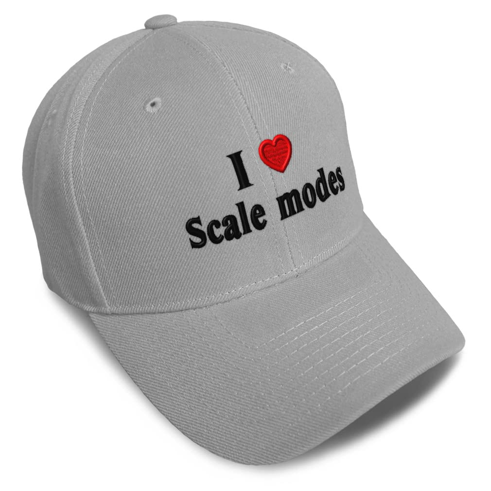 Custom Baseball Cap with (Love) Scale & Red Heart Design - Perfect for Hobbies, Lovers & Fashion Enthusiasts | Great for Gifts, Sports & Casual Wear