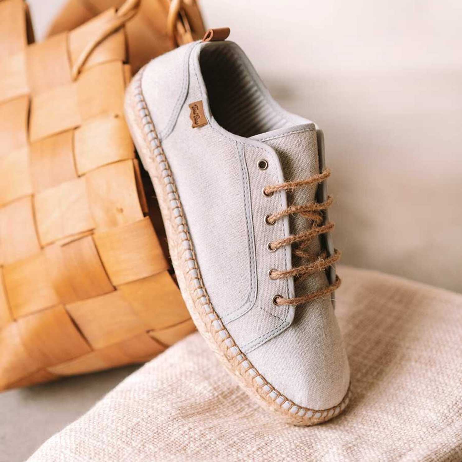 Men's Plain Canvas Espadrilles - Dante TC Comfortable Slip-On Shoes for Casual Wear, Beach & Summer Outfits