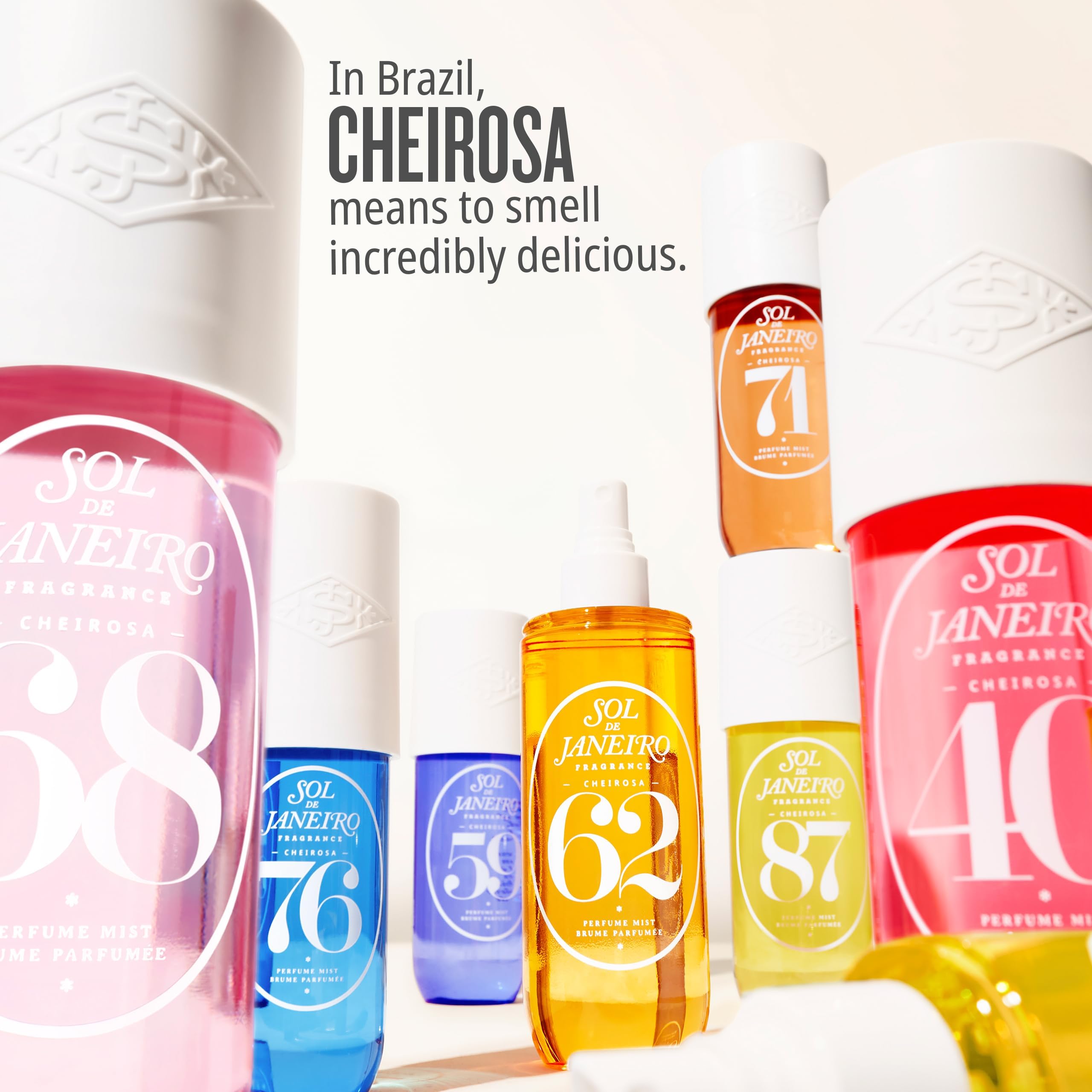 Sol de Janeiro Brazilian Crush Hair & Body Fragrance Mist - Tropical Scent for Soft, Shiny Hair & Glowing Skin | Perfect for Beach Days, Vacations & Everyday Glam