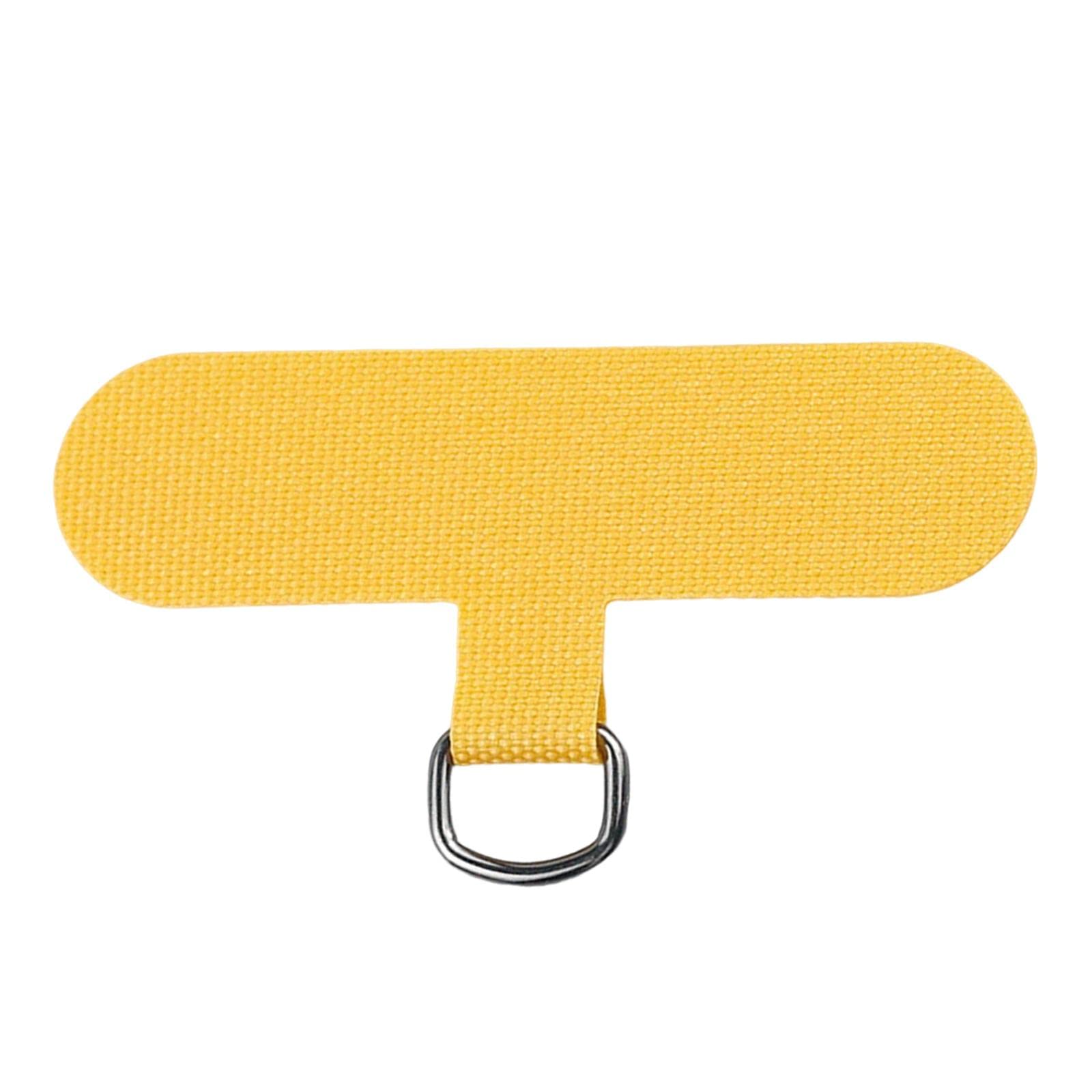 Ronyme Anti-Lost Phone Lanyard with Metal Ring - Replacement Phone Strap for iPhone Samsung - Perfect for Hiking, Outdoor Climbing, Kayaking & Travel Accessories (Yellow)