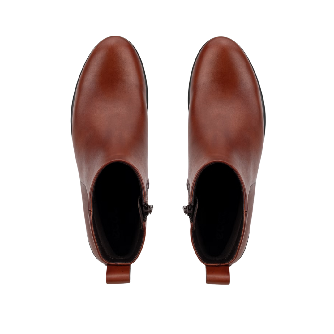 Women's Modtray Ankle Boots in Cognac - Stylish Leather Chelsea Boots for Fall & Winter Fashion | Perfect for Office, Casual Outfits and Date Nights