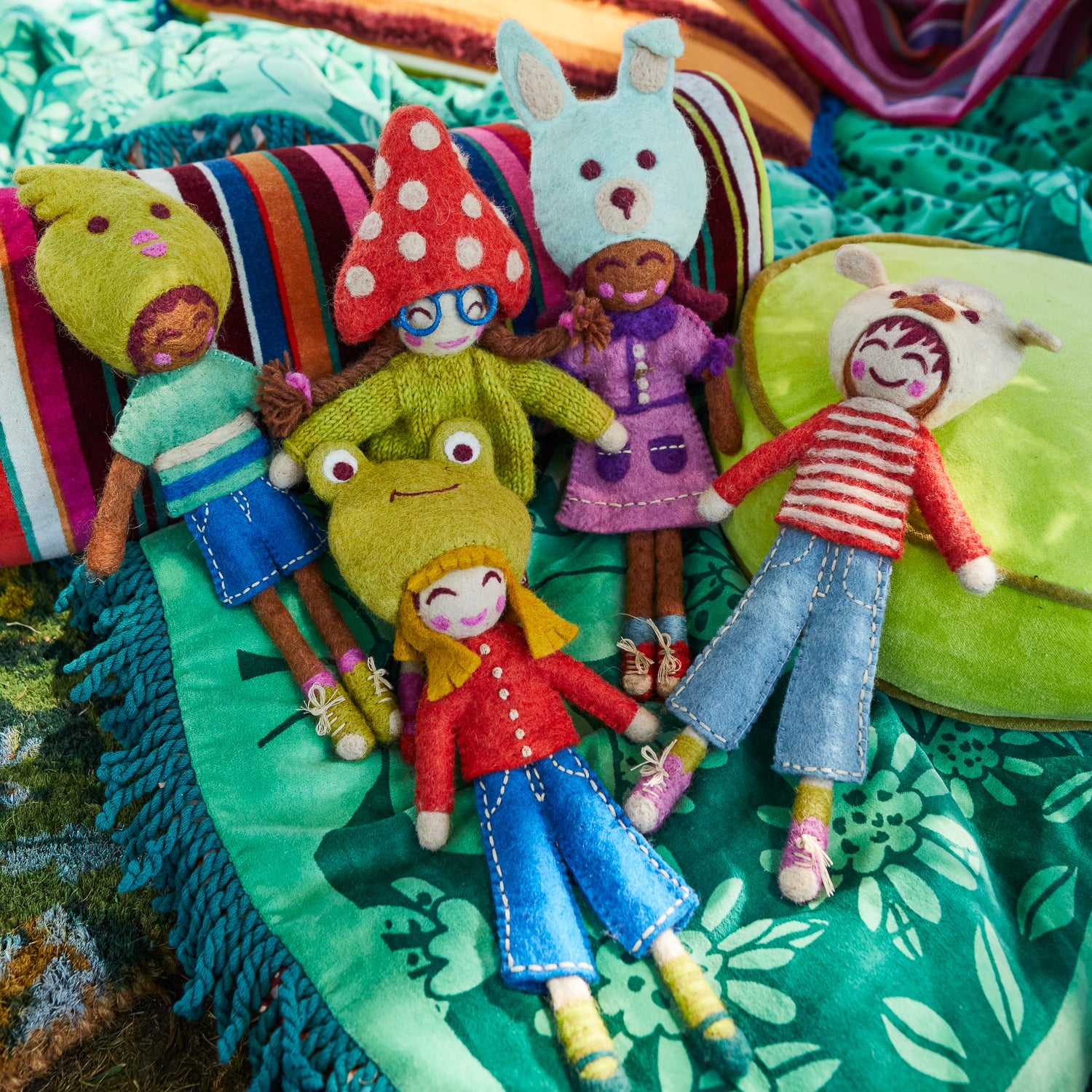 Bernard Felt Doll - Handmade Soft Plush Toy for Kids & Collectors | Perfect for Nursery Decor, Birthday Gifts & Cuddling