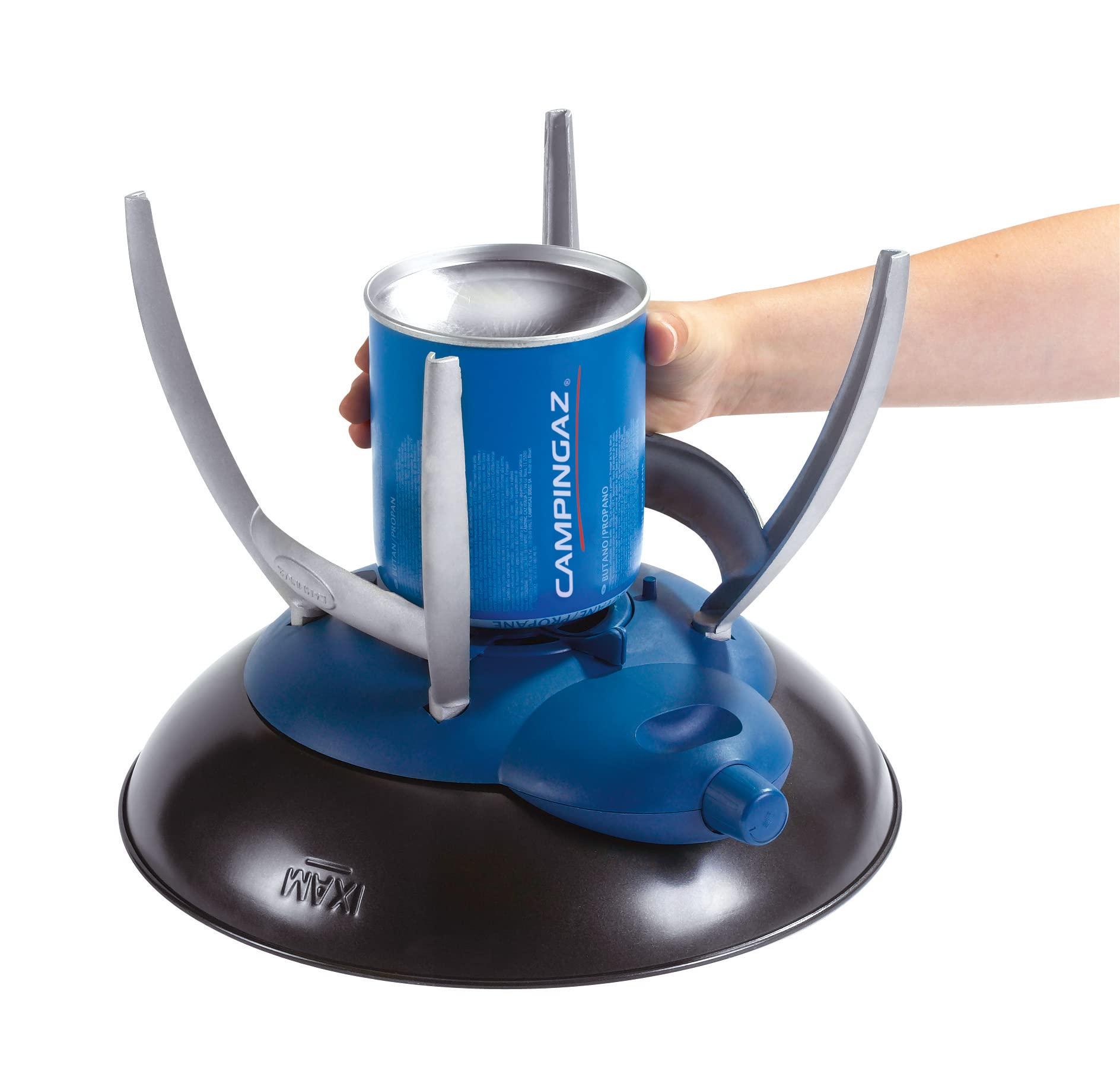 Portable Party Grill & Camping Stove - All-in-One Outdoor BBQ with Griddle, Grid & Pan Support - Perfect for Backyard Parties, Picnics & Camping Trips