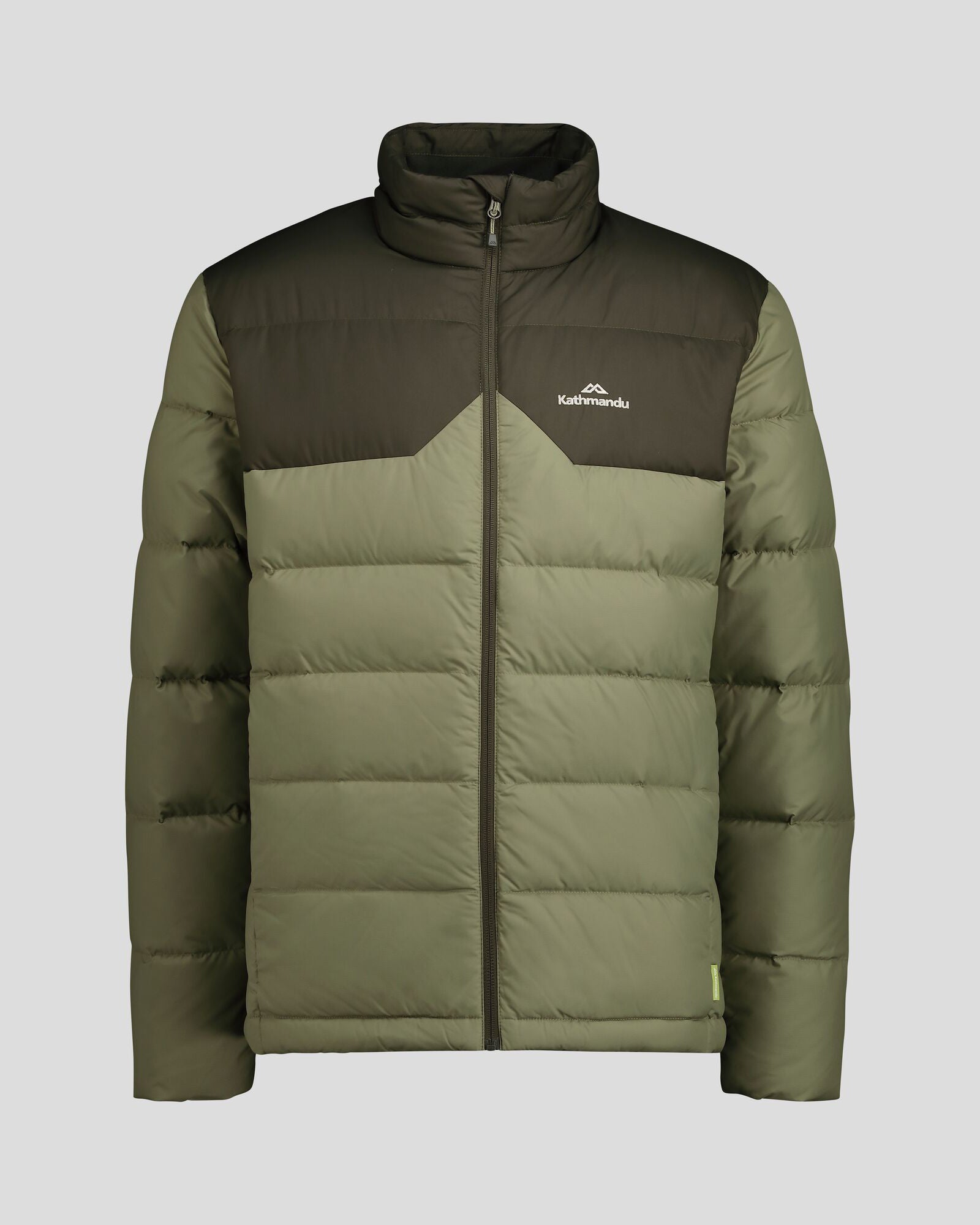 Men's Epiq Down Jacket - Waterproof Winter Coat for Outdoor Activities, Hiking & Camping | Beech/Dark Moss Color Options